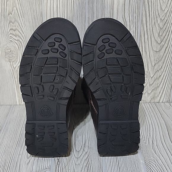 COOGI Winter Faux Fur Lined Logo Brown Boots Mens Size 7.5 - Picture 9 of 13